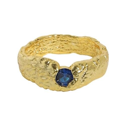 SHANICE S925 sterling silver open ring Gold and silver tin foil micro-inlaid zircon Finger Ring Promise Engagement Rings Gifts