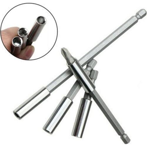 1/4" Hex Shank Magnetic Screwdrivers Bit Extension Holder Socket Drill Quick Change Bar for Any Drill