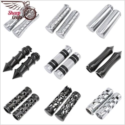 1" Motorcycle Handlebars Hand Grips For Honda Shadow ACE Spirit VT400 750 1100 VTX1300 VTX1800 Magna VF250 750 Steed VLX 400 600