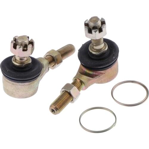 1 Pair M10 10mm Tie Rod Ball Joint For ATV Quad Go Kart Moped Scooter
