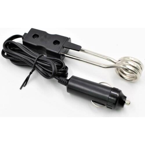 120W 12V Car Immersion Heater Tea Coffee Water Auto Electric Heater Power From Cigarette Lighter