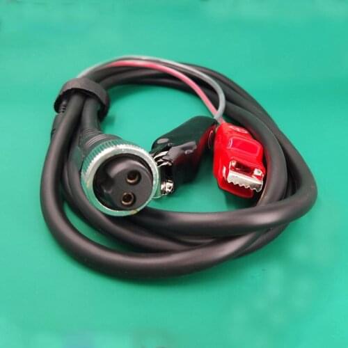 2 holes Sea fishing electric reel battery charging cable connector diameter is about 15.6mm