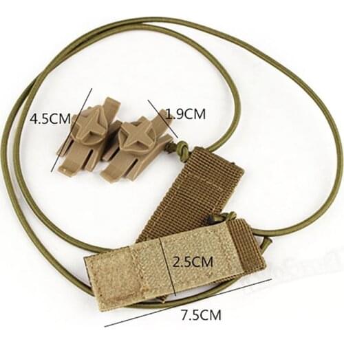 Helmet Adapter Goggles Auxiliary Line Hook Loop for Fast Helmet Military Combat Tactical Helmet Accessory Goggles Lanyard