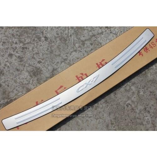 Free Shipping High Quality Stainless Steel Rear Bumper Protector Sill For Mazda Cx-7 Cx7 2007-2011 . Car Styling