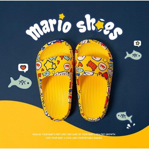 Childrens summer slippers lovely girls' shoes baby indoor outdoor shoes antiskid household soft cartoon bathroom sandals SO018
