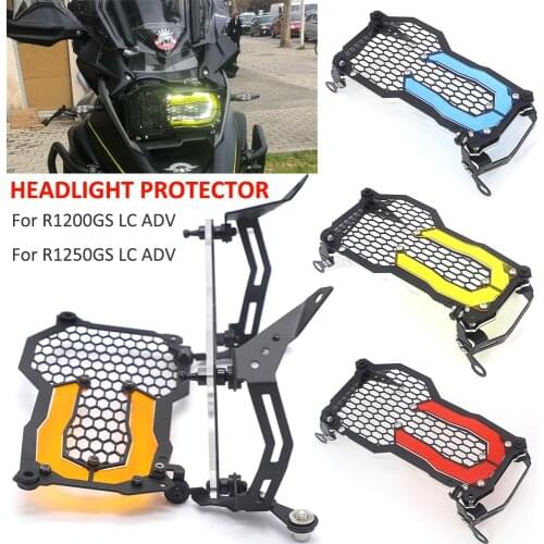 For BMW R1200GS R1250GS Headlight Guard Protector Grille Grill Cover R 1250 GS Adventure R 1200 GS ADV / LC Acrylic Lamp Patch