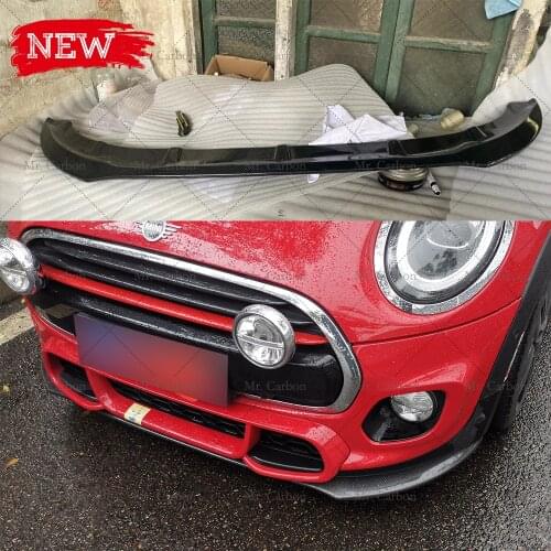 FOR MINI COOPER S F55 F56 F57 JCW DUELL AG STYLE CARBON FIBER FRONT LIP TRIM BODY KIT TUNING PART FOR F56 FRONT UNDER SPLITTER