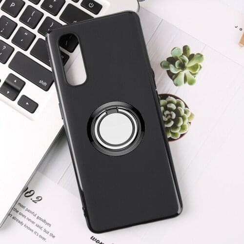 For OPPO Find X2 Back Ring Holder Bracket Phone Case Cover Phone TPU Soft Silicone Cases for OPPO Find X2 6.7"