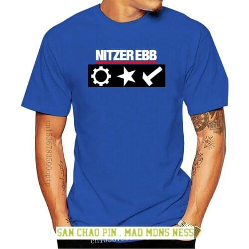 Nitzer Ebb T Shirt nitzer ebb industrial punk rock total age violent playground join chant