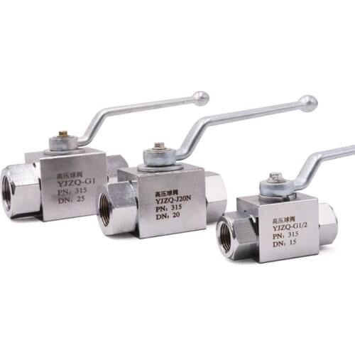 Hydraulic High-Pressure Ball Valve KHB-G1/42-Point 3-Point 4-Point 6-Point 1-Inch Male-Inch Internal Thread Switch Valve YJZQ