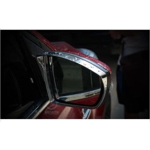 Chrome Mirror Rain Snow Guard Sun Visor vent For FORD Escape / KUGA 2013