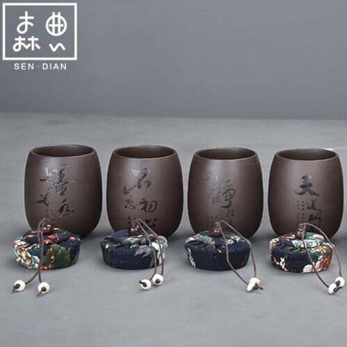 SENDIAN Chinese Style Ceramic Sealed Tea Caddy Handmade Craft Ceramic Storage Pot 2021 New Hot Office Home Kitchen Accessories