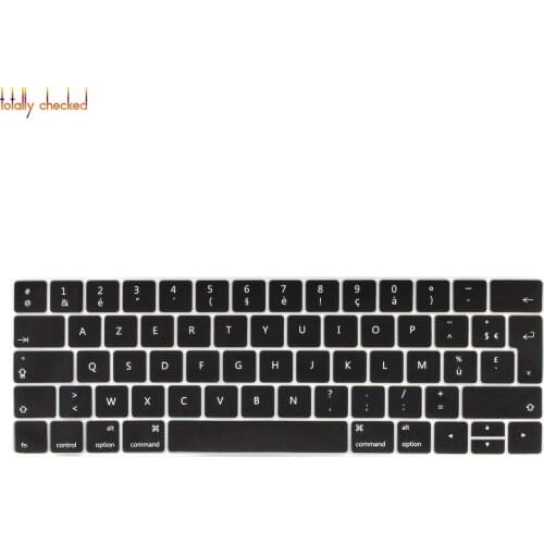 French clavier azerty Laptop Keyboard Cover for Macbook Pro Retina 13" 15" A1706 A1707 A1708 Cap Keycaps Late 2016 2017 2018