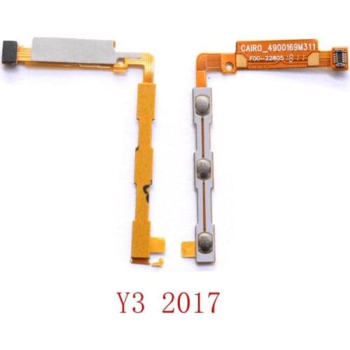 Power On/Off Key + Volume Up/Down Side Button Flex Cable/sidebutton strip for Huawei Y3 2017