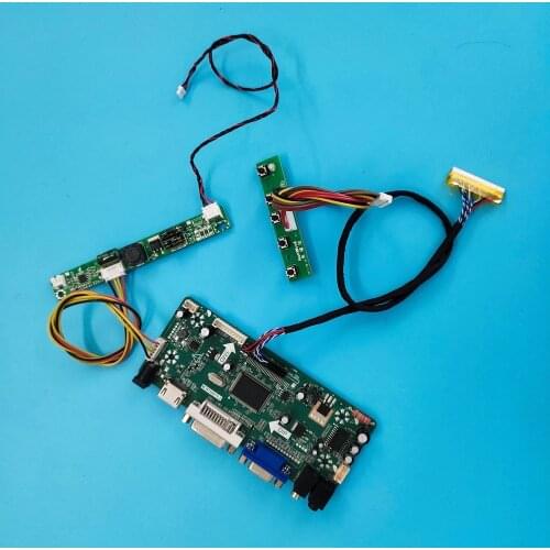 Kit for M240HTN01.2Q0/1/2/0 Panel 30pin LCD HDMI+DVI+VGA 1920x1080 Monitor Controller Board M.NT68676 LED Audio LVDS Display 24"
