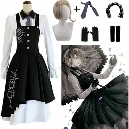 New Danganronpa V3 Tojo Kirumi Cosplay Costume Japanese Game Anime Uniform Suit Outfit Clothes and wigs Halloween Cosplay