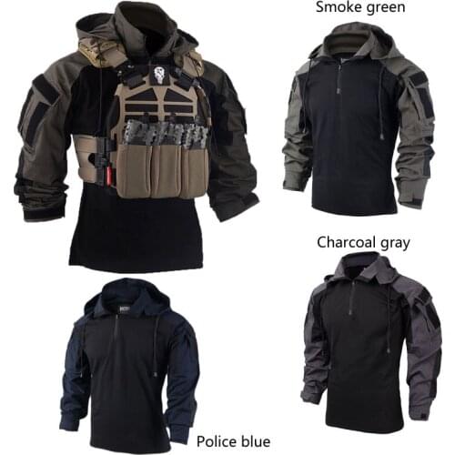 Tactical jacket combat uniform spring and autumn shirt frog suit thin section foundation