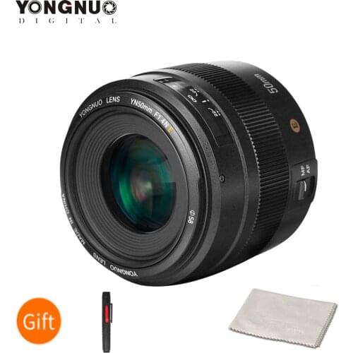YONGNUO YN50mm Lens YN50mm F1.4 Standard Prime Lens Large Aperture Auto Focus Lens for Canon EOS 70D 5D2 5D3 600D for Nikon DSLR