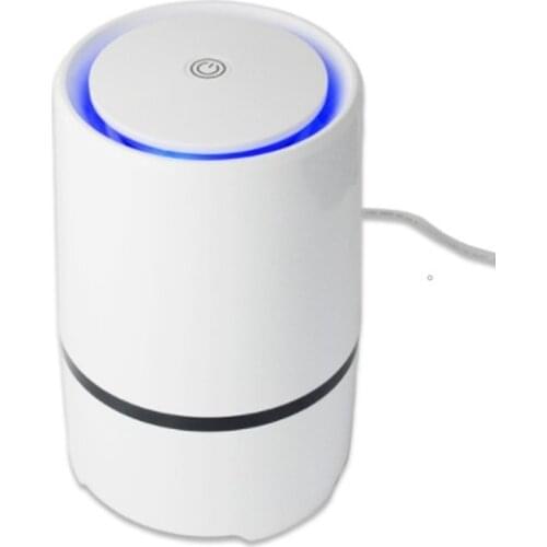 Air Purifier Air Cleaner for Home HEPA Filters 5v USB cable Low Noise Air Purifier with Night Light Desktop GL2103