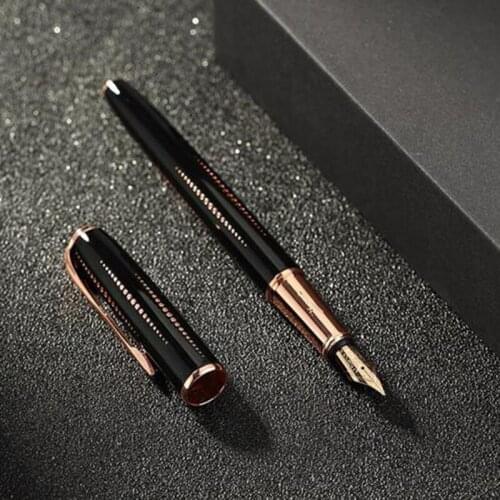 Picasso Pimio 916 Metal Fine Quality Fountain Pen Iridium Medium Nib With Golden Dots Office & Home & School Writing Pen