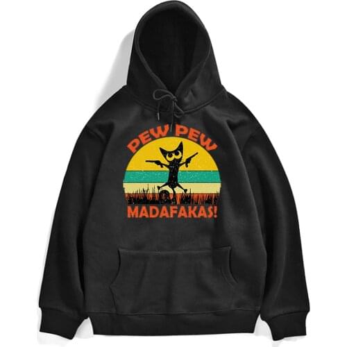 Pew Madafakas Mens Hoody Letter New Printing Autumn Men Hoodies Vintage Casual New Hoodie Male Funny Harajuku Man Pullovers