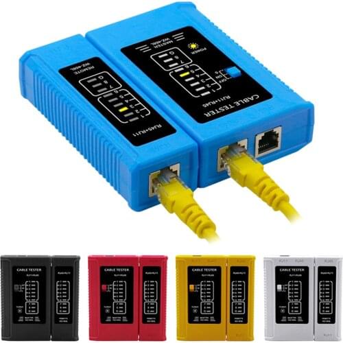 Professional RJ45 Cable Lan Tester Network Cable Tester RJ45 RJ11 RJ12 CAT5 CAT6 UTP LAN Cable Tester Networking Tool