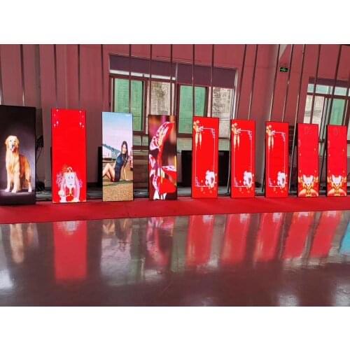 Advertising led display indoor panel floor standing led screen p3 front service poster led display