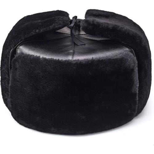 2019 new winter outdoor warm mens Lei Feng hat cold and windproof thickened military hat fashion hat