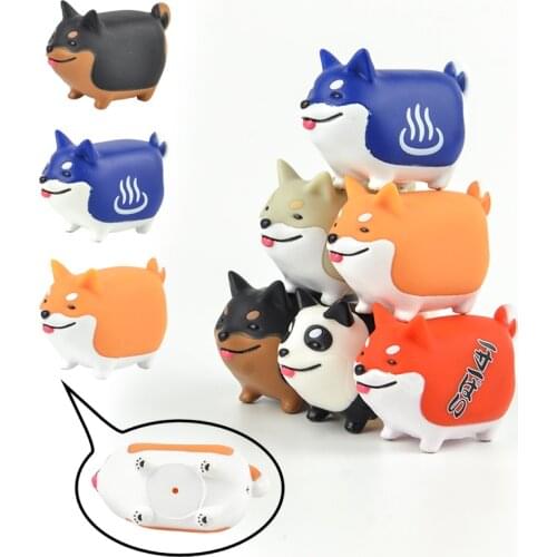 Japanese original capsule toys 6 sets Pets masoct cute kawaii smile laugh shiba Inu panda spa dog gashapon figures Kids Toy Gift