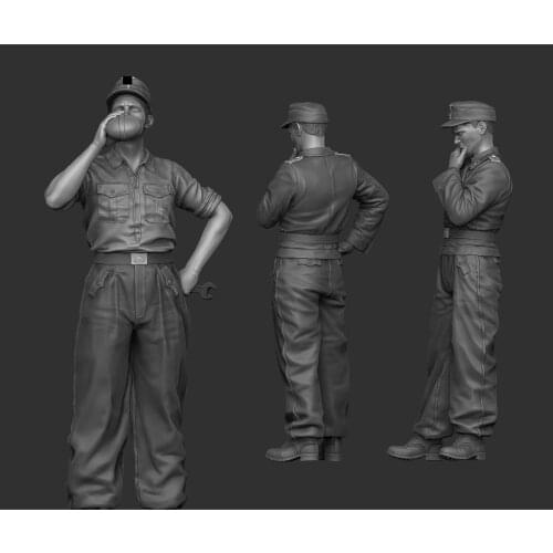 1/35 Resin Model Figure GK,German Tank mechanic set , Unassembled and unpainted kit