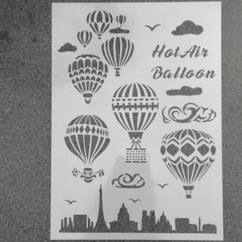 1pc Size A4 A3 A2 Balloon DIY Layering Mandala Stencils Wall Painting Scrapbook Coloring Embossing Album Decorative Template