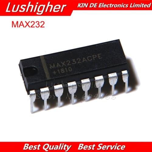 10PCS MAX232CPE MAX232C DIP16 DIP MAX232 RS-232 New Original
