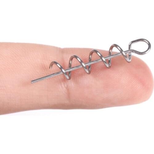 100Pcs High Carbon Steel String Hook Connector Needle Fishing Pin for Soft Lure Crank Hooks Latch Pin Carp Fishing Accessories