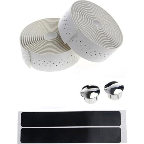 2 Pcs Soft Bicycle Handlebar Grip Tape Wraps Adhesive with Vent Holes Bike Tape Dropship
