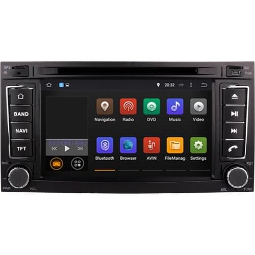 Car GPS Navigation for VW Touareg T5 Multivan Tape Recorder Car DVD Radio Android 9.0 Car radio player for VW Touareg 2004-2009