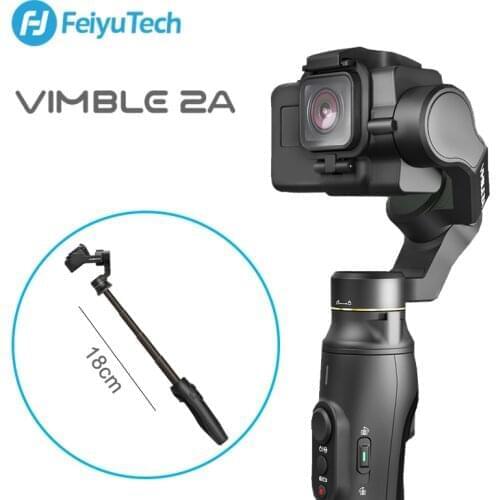 FeiyuTech Vimble 2A Action Camera Gimbal Handheld Stabilizer with 18cm Extension Pole video vlog Gimbal for Gopro Hero 5 6 7