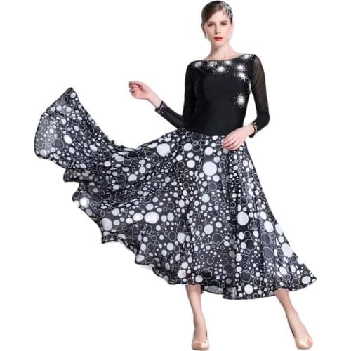 M-1867 New Arrival Modern Dance Practice Dress Female Performance National Standard Ballroom Dance Practice Dress For Sale
