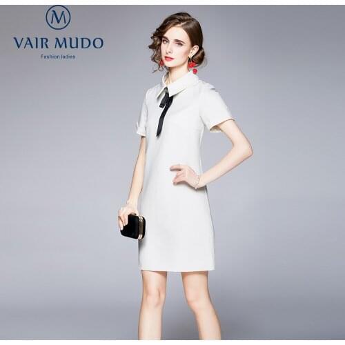 VAIR MUDO Little Fragrant Style Dress 2021 Summer New High-End Small Dress High-End Sense Of Celebrity Style A-Shaped Bead Y-164
