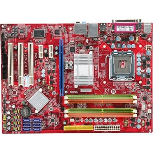 For MSI P45 Neo-F Motherboard LGA 775 DDR2 16GB For Intel P45 Desktop Mainboard SATA II PCI-E X16 Used