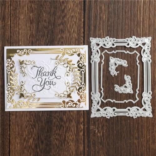 YaMinSanNiO Frame Metal Cutting Dies New 2020 Scrapbooking Card Making Embossing Stencil Die Cut Template Diy Album Make New