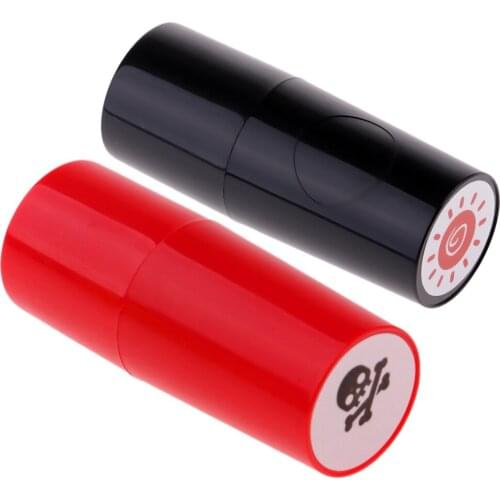 Set of 2 Colorfast Quick-dry Golf Ball Stamp Stamper Marker Impression Seal Golfer Club Gift Souvenir