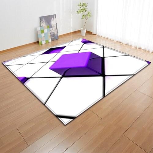 Three-dimensional lattice 3D Printing Carpet living room rug Anti - Slip Bathroom large Carpet Absorb Water Kitchen Mat c1230-9