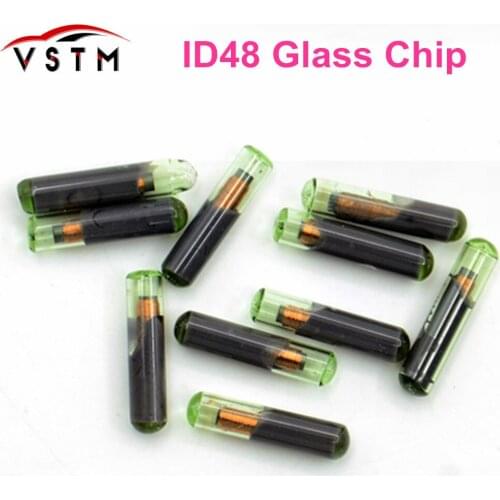 Professional ID48 Glass Transponder Chip car key for Seat for skoda for VW id 48 chip free shipping