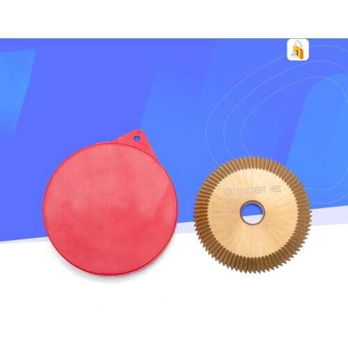 Key Machine Milling Blade Titanium Plated High Speed Steel Alloy Saw Blade Cutting Tooth Key Machine Milling Blade 70*7.3*12.7mm