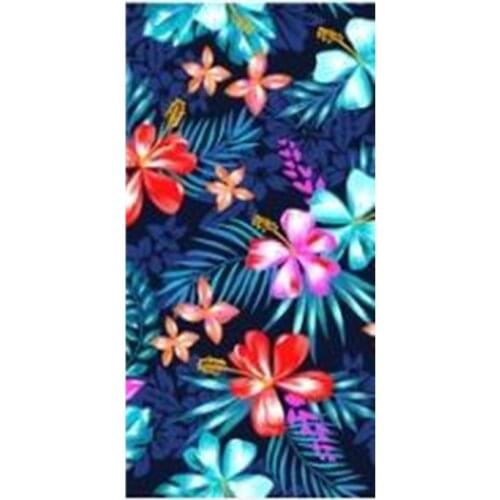Tropical Summer Floral Leaf Beach Travel Towel Modern Frangipani Flower Hand Bath Towels for Women Swimming Pool Gifts cm