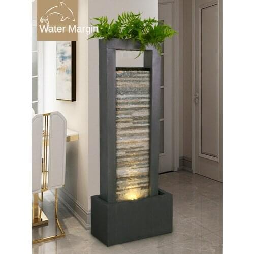 Water Wall Fountain Decoration Interior Water Curtain Wall Ornaments