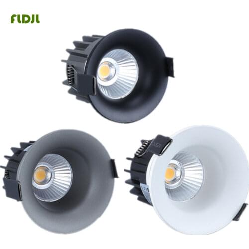 Dimmable recesse round LED Downlights COB Ceiling lamp Spot Lights 9W12W15W18W LED Light led panel light Indoor Lighting