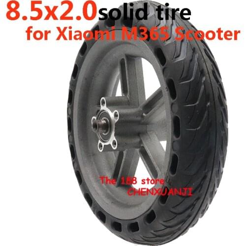 8 1 / 2x2 for Xiaomi electric scooter tire m365 tire solid hole shock absorber non pneumatic 8.5 Inch durable wheel
