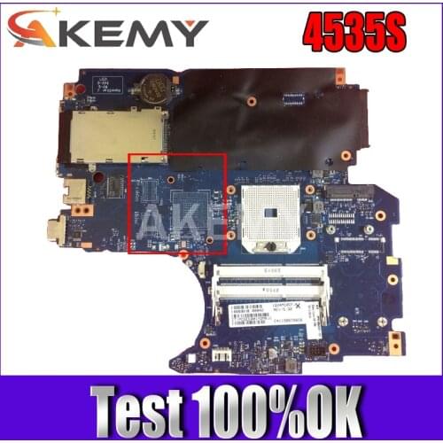 Akemy 654308-001 FOR HP ProBook 4535S Laptop Motherboard PIXIES-6050A2426501-MB-A03 Socket FS1 DDR3
