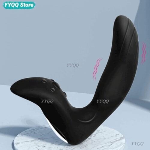 Anal Plug Vibrator Prostate Massager USB Charging Vibration Male Anal Masturbation Sex Toys for Couples Silicone Adult Products